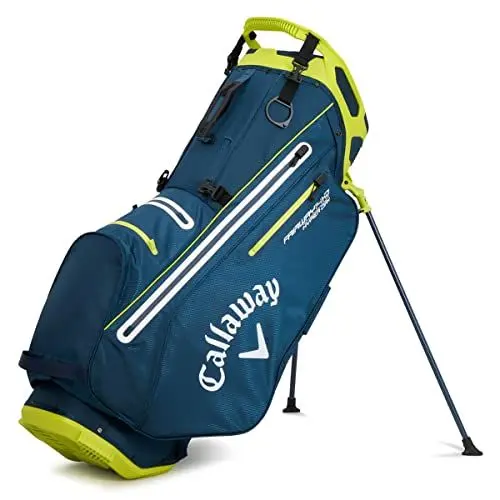 Produktbild: Callaway Golf Fairway 14 HD wasserdichte Standtasche (2023 Version), Marineblau/Flo. Gelb