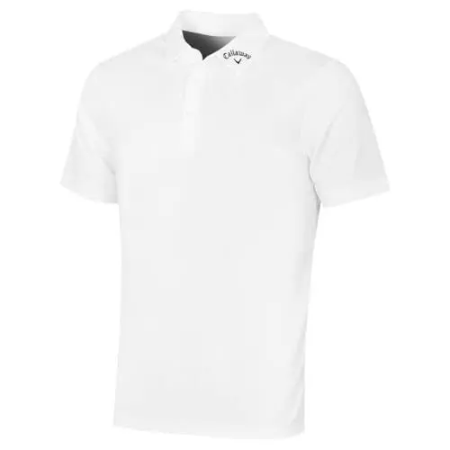 Produktbild: Callaway Golf Herren Ace Micro Texture Poloshirt - Helles Weiß - L