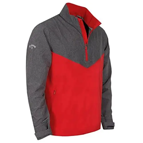 Produktbild: Callaway Golf Herren Beheckert 1/4 Golfwind - Medium Asphalt Heidekraut - S