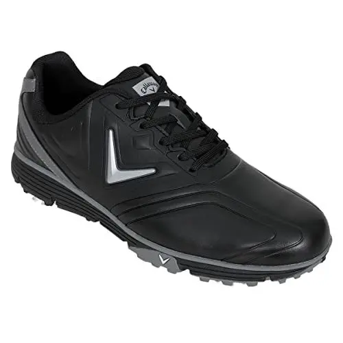 Produktbild: Callaway Golf Herren Chev Max Leder wasserdicht Schuhe - Schwarz - UK 11