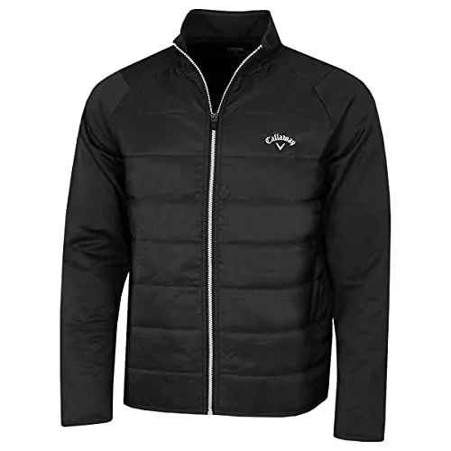 Produktbild: Callaway Golf Herren Langarm Mixed Media Jacke - Caviar - XXXXL