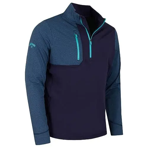 Produktbild: Callaway Golf Herren Mixed Media Atmungsaktiver Pullover - Peacoat - L