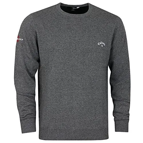Produktbild: Callaway Golf Herren Odyssey Logo Knit Crew Golf Sweater - Charcoal - XL