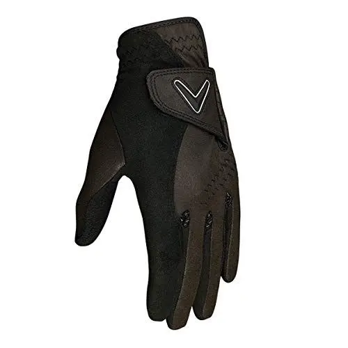 Produktbild: Callaway Golf Herren Opti Grip Handschuh , 1 Paar (2 Stück), M/L, Schwarz