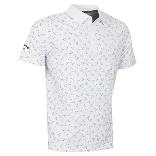 Produktbild: Callaway Golf Herren Painted Stretch-Poloshirt - Strahlendes Weiß - XXL