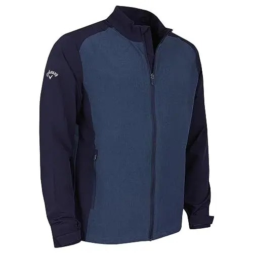 Produktbild: Callaway Golf Herren Winddichte Farbblockjacke - Peacoat Heidekraut - XXL