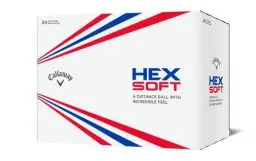 Produktbild: Callaway Golf Hex Soft Golfbälle, Weiß