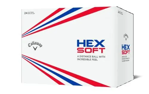 Produktbild: Callaway Golf Hex Soft Golfbälle, Weiß