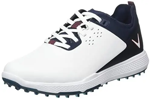 Produktbild: Callaway Golf Nitro Pro Golfschuh, wasserdicht, Weiß / navy / rot, EU 44.5