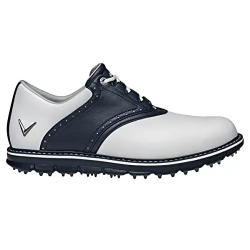 Produktbild: Callaway Herren Lux Golfschuh, Weiß Marineblau, 44 EU
