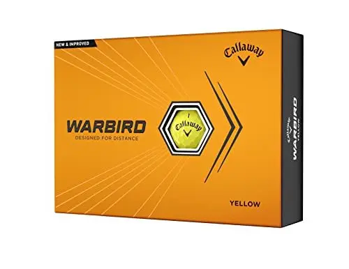 Produktbild: Callaway Warbird Golfbälle (Version 2023, gelb)