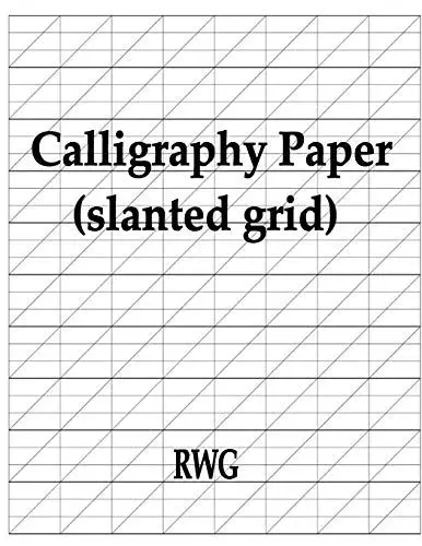 Produktbild: Calligraphy Paper (slanted grid): 100 Pages 8.5