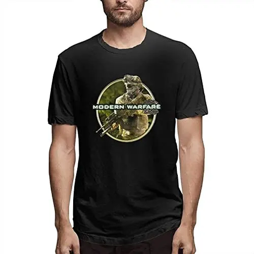 Produktbild: Call-of-Duty Modern-Warfare T Shirt Men's Cotton Short Sleeve Casual Blouse Tops for Unisex Adult T-Shirts & Hemden(Small)