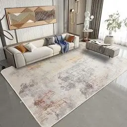 Produktbild: Calore Teppich Wohnzimmer, Moderne abstrakte Teppich Schlafzimmer, Teppiche rutschfeste Weicher Teppich Kurzflor, Teppich für Schlafzimmer Wohnzimmer Esszimmer