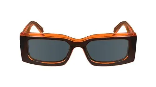 Produktbild: CALVIN KLEIN JEANS Unisex CKJ24604S Sonnenbrille, Grey/Orange, Einheitsgröße