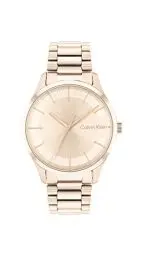 Produktbild: Calvin Klein Analog Quarzuhr Für Männer und Frauen Kollektion Iconic Bracelet - 35MM mit Rotgoldfarbenes Edelstahlarmband - 25200042