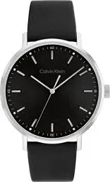 Produktbild: Calvin Klein Analog Quarzuhr für Herren Kollektion MODERN MESH mit Schwarzes Lederarmband - 25200050