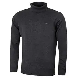 Produktbild: Calvin Klein CK Herren Rollkragen Rib Knit Warm Durable Sweater - Charcoal - L