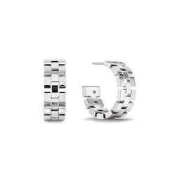 Produktbild: Calvin Klein Creolen für Damen Kollektion GEOMETRIC aus Edelstahl - 35000249