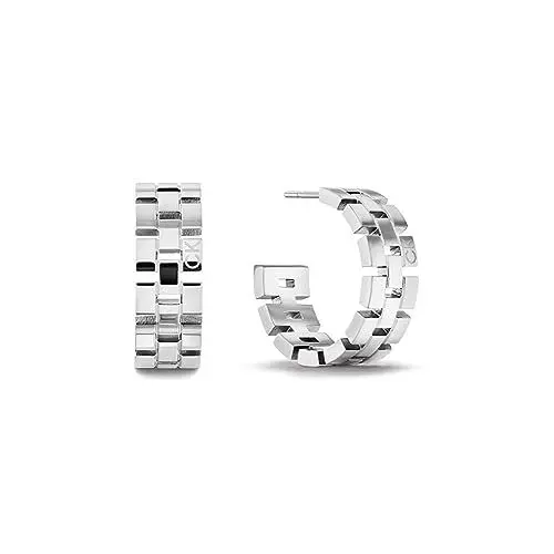 Produktbild: Calvin Klein Creolen für Damen Kollektion GEOMETRIC aus Edelstahl - 35000249