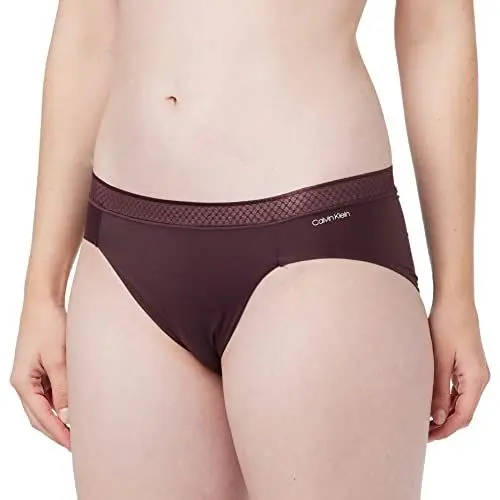 Produktbild: Calvin Klein Damen 000QF6308E Bikini Hose, Lila (Power Plum), L