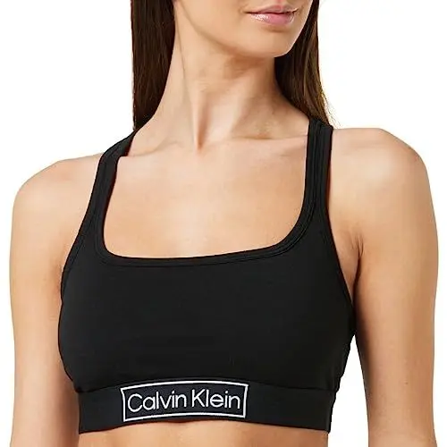 Produktbild: Calvin Klein Damen BH Bralette Stretch, Schwarz (Black), M
