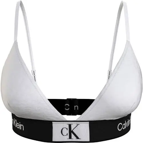 Produktbild: Calvin Klein Damen BH Triangle Stretch, Weiß (Pvh Classic White), 2XL