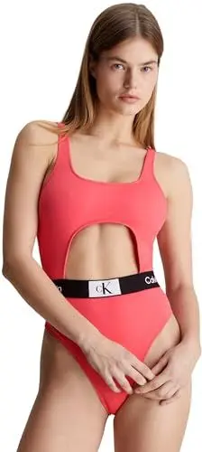 Produktbild: Calvin Klein Damen Badeanzug One Piece Cut Out