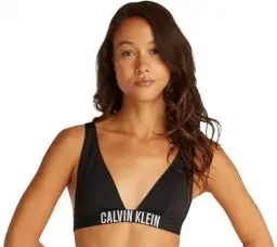 Produktbild: Calvin Klein Damen Bikini Oberteil Bralette Herausnehmbare Polster, Schwarz (Pvh Black), S