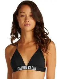 Produktbild: Calvin Klein Damen Bikini Oberteil Triangel Herausnehmbare Polster, Schwarz (Pvh Black), M