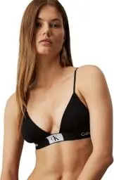 Produktbild: Calvin Klein Damen Bikini Oberteil Triangel Weiche Cups, Schwarz (Black), S