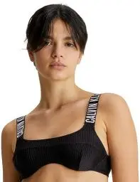 Produktbild: Calvin Klein Damen Bikini Oberteil mit Bügel, Schwarz (Pvh Black), M