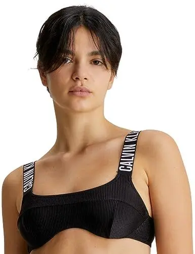 Produktbild: Calvin Klein Damen Bikini Oberteil mit Bügel, Schwarz (Pvh Black), M