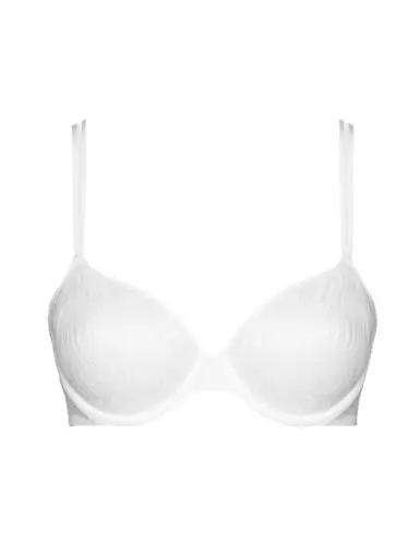 Produktbild: Calvin Klein Damen Demi-Cups BH Lightly Lined mit Bügel, Weiß (White), 70B
