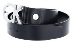 Produktbild: Calvin Klein Damen Gürtel CK LOGO BELT 3.5CM K60K602141, Gr. 80, Schwarz (Black 001)