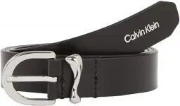 Produktbild: Calvin Klein Damen Gürtel Ck Must Organic Loop Belt 25mm Ledergürtel, Schwarz (Ck Black), 100