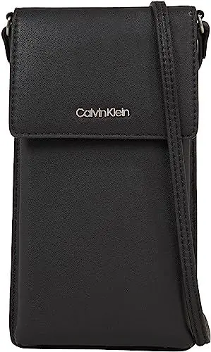Produktbild: Calvin Klein Damen Handytasche zum Umhängen, Schwarz (Ck Black), Onesize