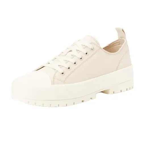 Produktbild: Calvin Klein Jeans LUGGED HYBRID LACEUP MG SUEDE Turnschuhe Damen, Beige (Eggshell/Creamy White), 36 EU