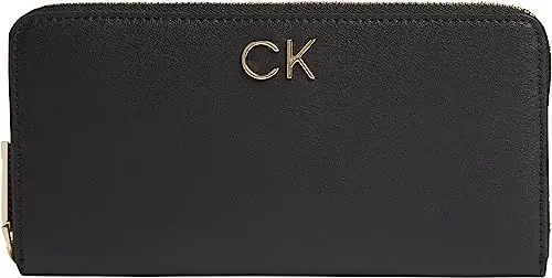 Produktbild: Calvin Klein Damen Portemonnaie Re-Lock Groß, Schwarz (Ck Black), Onesize
