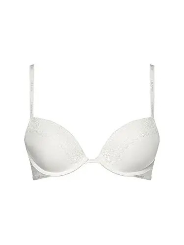 Produktbild: Calvin Klein Push Up Plunge Push-Up-Bhs, Damen, Weiß (Ivory), 34A