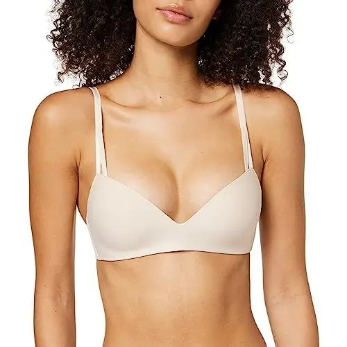 Produktbild: Calvin Klein Damen Demi-Cups BH Lift Stretch, Beige (Beechwood), 75A