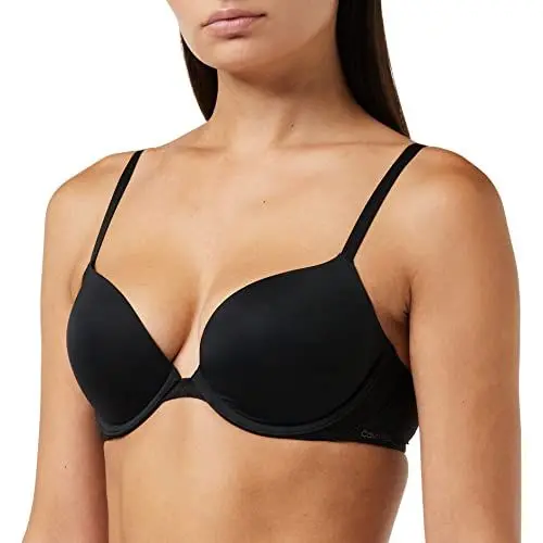 Produktbild: Calvin Klein Damen Push-Up BH mit Bügel, Schwarz (Black), 80B