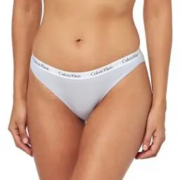 Produktbild: Calvin Klein Damen Slip Bikini Form Baumwolle mit Stretch, Weiß (Arctic Ice), XL