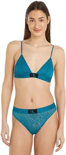 Produktbild: Calvin Klein Damen Slip Bikini Form High Waist mit Spitze