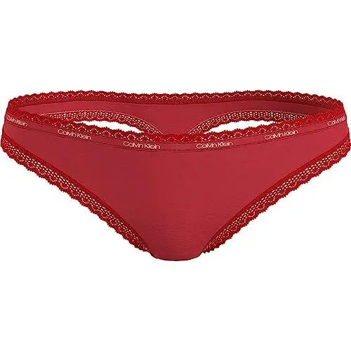 Produktbild: Calvin Klein Damen String Tanga, Rot (Rouge), XL