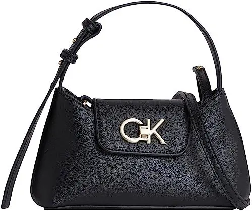 Produktbild: Calvin Klein Damen Tasche Re-Lock Crossbody Klein, Schwarz (Ck Black), Onesize