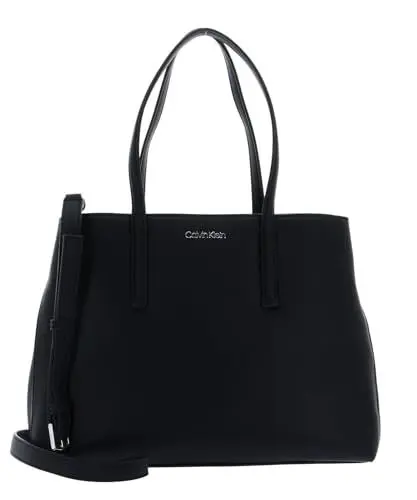 Produktbild: Calvin Klein Damen Tote Bag Tasche Ck Must Medium mit Innentaschen, Schwarz (Ck Black), Einheitsgröße