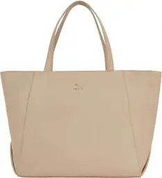 Produktbild: Calvin Klein Damen Tote Bag Tasche Re-Lock Seasonal Shopper Mittelgroß, Beige (Silver Mink), Onesize
