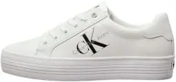 Produktbild: Calvin Klein Damen Vulcanized Sneaker Flatform Laceup Plateau, Weiß (Bright White), 37