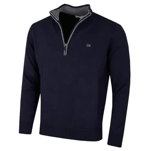 Produktbild: Calvin Klein Golf Herren Baumwollpullover - Marine - XL